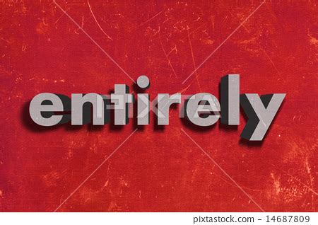 entirely word on red wall - Stock Illustration [14687809] - PIXTA