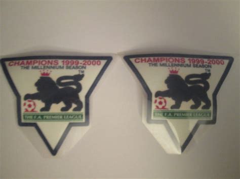 Champions 1999-2000 English Premier League Patches for Football Shirt ...