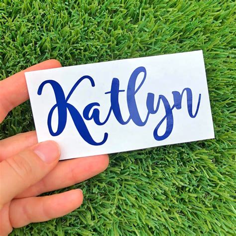 Name Decal Name Sticker Custom Stickers Custom Name | Etsy
