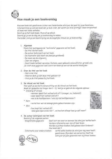 Hoe maak je een boekverslag.pdf - Van Brienenoordschool