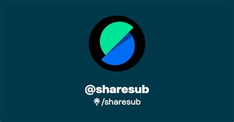 sharesub | Instagram, Facebook, TikTok | Linktree