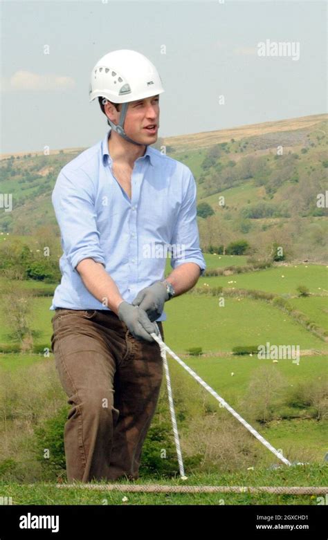 Prince William takes part in a rescue exercise with the Central Beacons ...