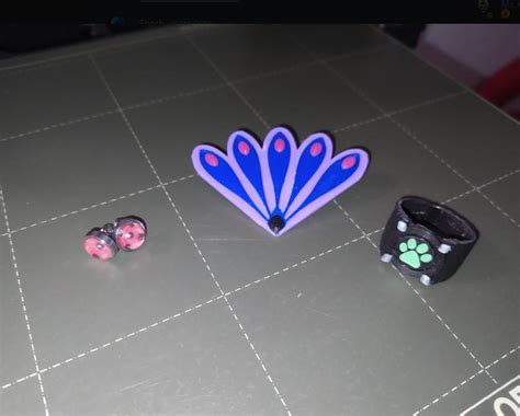 Finally got around to designing and printing the peacock! (ring ...