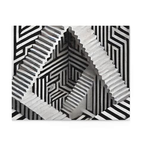 Hypnotic Swirl: Optical Illusion Jigsaw Puzzle - Etsy