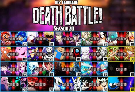Fanmade Death battle Season 20 by Zelrom on DeviantArt