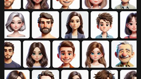 25 3D Avatars | Figma