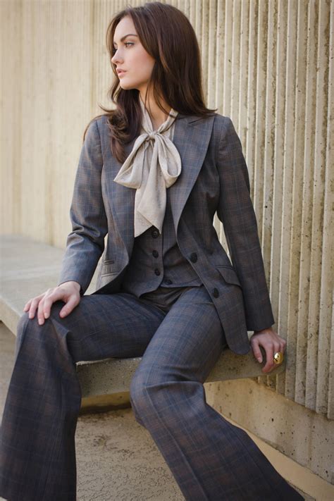 Trina Turk — Trina’s Fall II three piece suit in plaid...