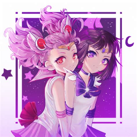 Sailor Saturn with her friend by Scott Graham : r/SailorSaturn