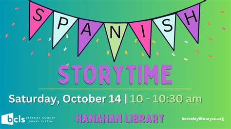 Hanahan Library hosts Spanish Storytime for children