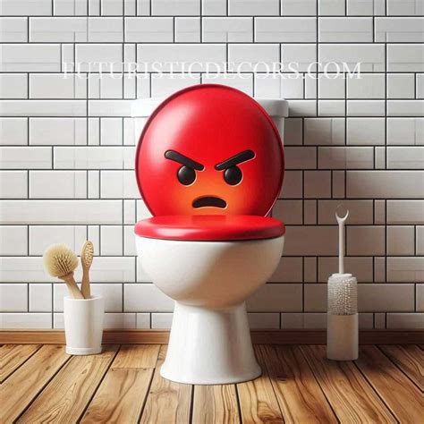 Emoji Toilet: Collection Of Emoji-Shaped Toilets According To Emotions