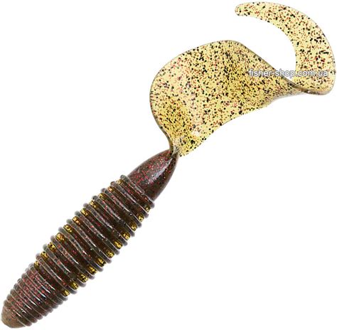 Твистер съедобный LJ Crusher Grub 3.9