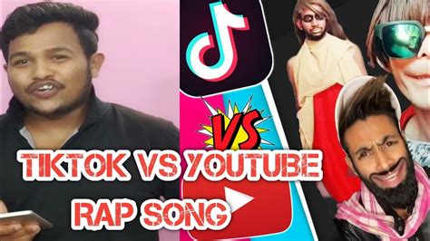 Tiktok Vs YouTube rap song | tiktok versus YouTube carryminati rap song ...
