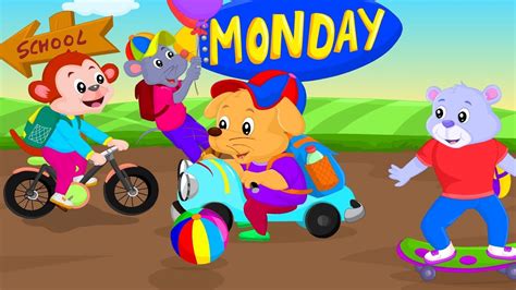 Jumpstart Your Week with Monday Song for Kids by KidloLand - YouTube