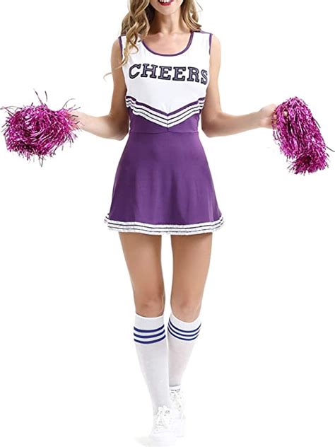 Xianglun Déguisement musical pour femmes pom-pom girl Costume de ...