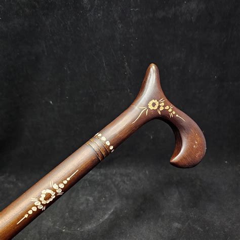 Tongkat Kayu Jati Cukit - Pusaka Keris