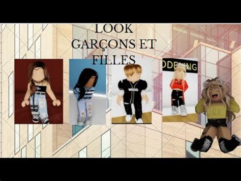 LOOK DE FILLES ET DE GARÇON POUR VOUS BROOKHAVEN ROBLOX IDÉES DE LOOK .