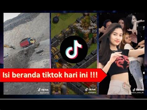 isi beranda tiktok hari ini || TikTok Today - YouTube