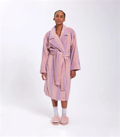 HOMMEY ROBE | PINK & PURPLE STRIPE – Sean Scott Boutique
