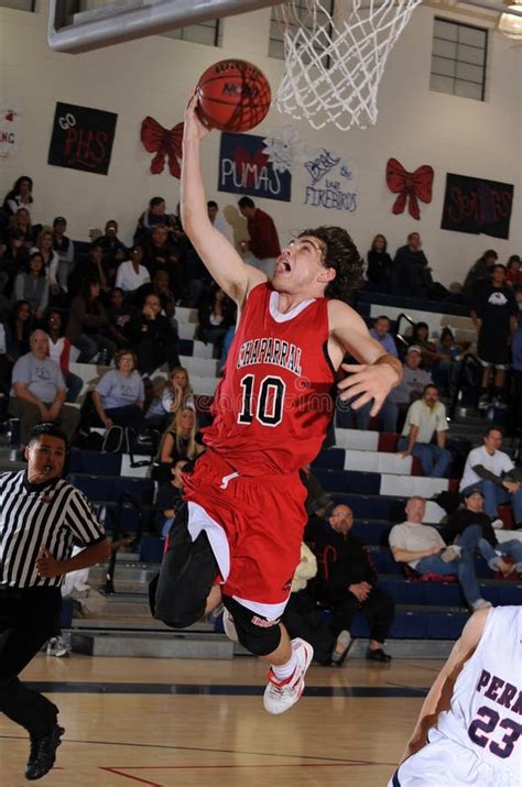 High School Boys Basketball Game Editorial Stock Photo - Image of ...