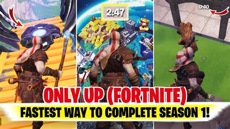 ONLY UP FORTNITE (Fastest Way to Complete Only Up Fortnite Season 1) | How to Win Only Up Fortnite!