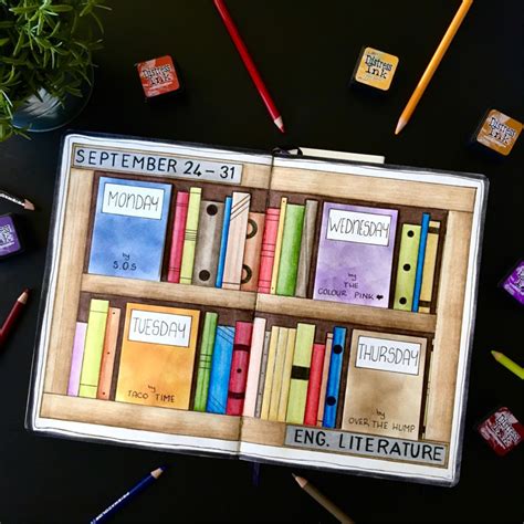 Plan With Me: English Literature Bullet Journal Library - Natasha ...