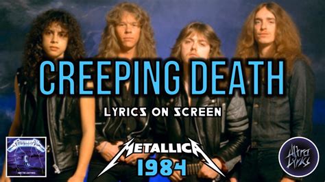 Metallica - Creeping Death (Lyrics on Screen Video 🎤🎶🎸🥁)
