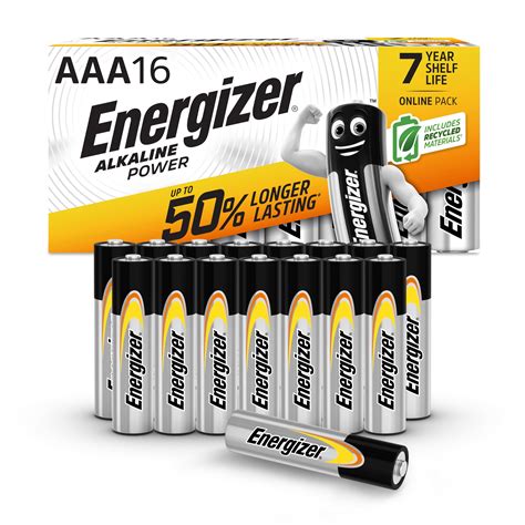 Energizer Alkaline Power AAA, 16 Pack : Amazon.fr: High-Tech