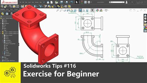 Solidworks tutorials #116 | exercise for beginner | solidworks2020 tips