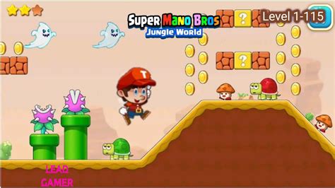 Super Mano Bros Jungle World Level 1-115 #gameplay #games #gaming