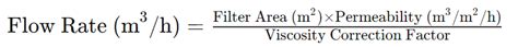 Flow calculation - HiFlux Filtration A/S