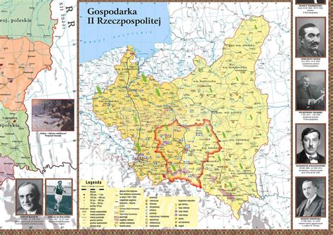 Polska w latach 1919-1939 - mapa ścienna :: Pomocedydaktyczne.eu