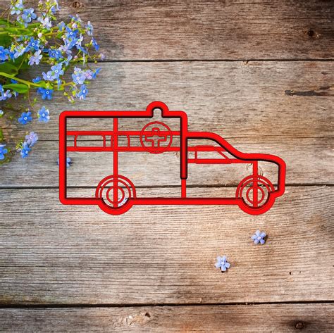 Fichier STL ambulance à l'emporte-pièce 🚑 (OBJ et 3MF)・Modèle pour ...