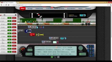 Let's Play at Nitro type