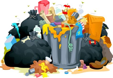 STOP Improper Waste Disposal Cartoon Drawings Drawings Clip Art