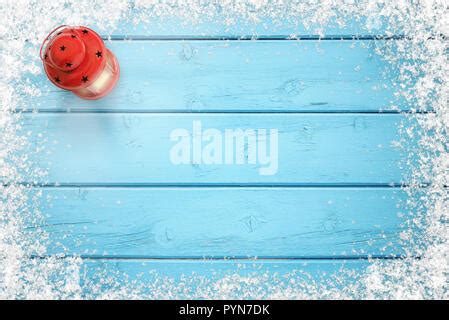 Christmas Background With Red Lantern And Snowflakes Stock Photo Alamy