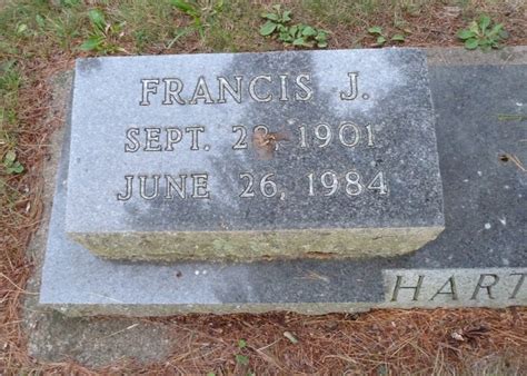 Francis John Hartney Jr 1901 1984 Find A Grave Memorial