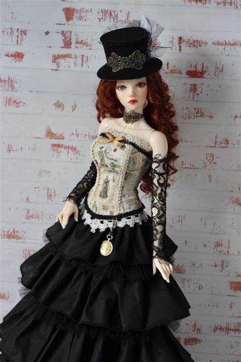 BJD STEAMPUNK OUTFIT Unique Sd Clothing Victorian Corset Doll Clothes