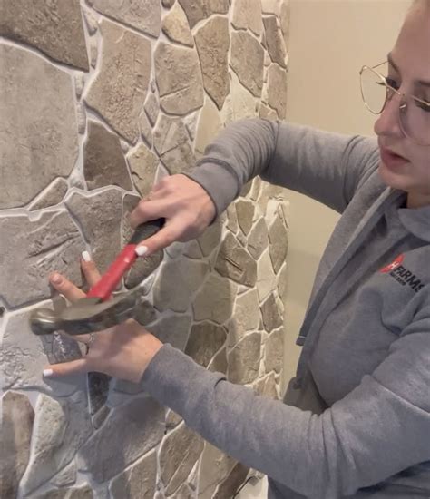 Diy Faux Stone Accent Wall A Fast Way To Achieve A Completely