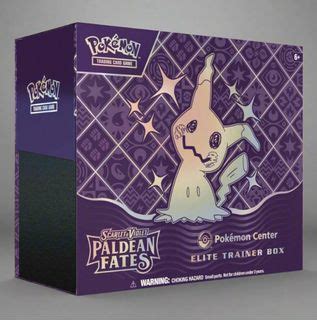 Paldean Fates Pokemon Center Etb Sealed Hobbies Toys Toys Games