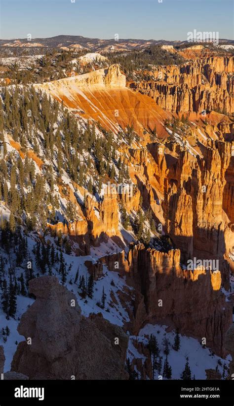 Bryce Canyon National Park Utah Winter Landscape Stock Photo - Alamy
