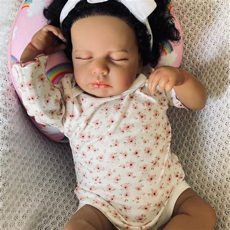 Silicone Baby Reborn Dolls Black Etsy De