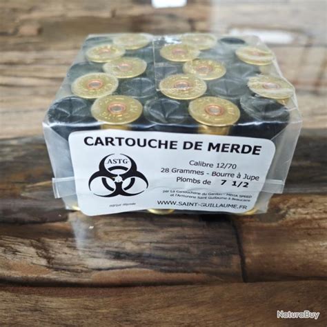 Lot De 25 Cartouches De Merde Cal 12 Cartouches Calibre 12 Bourre