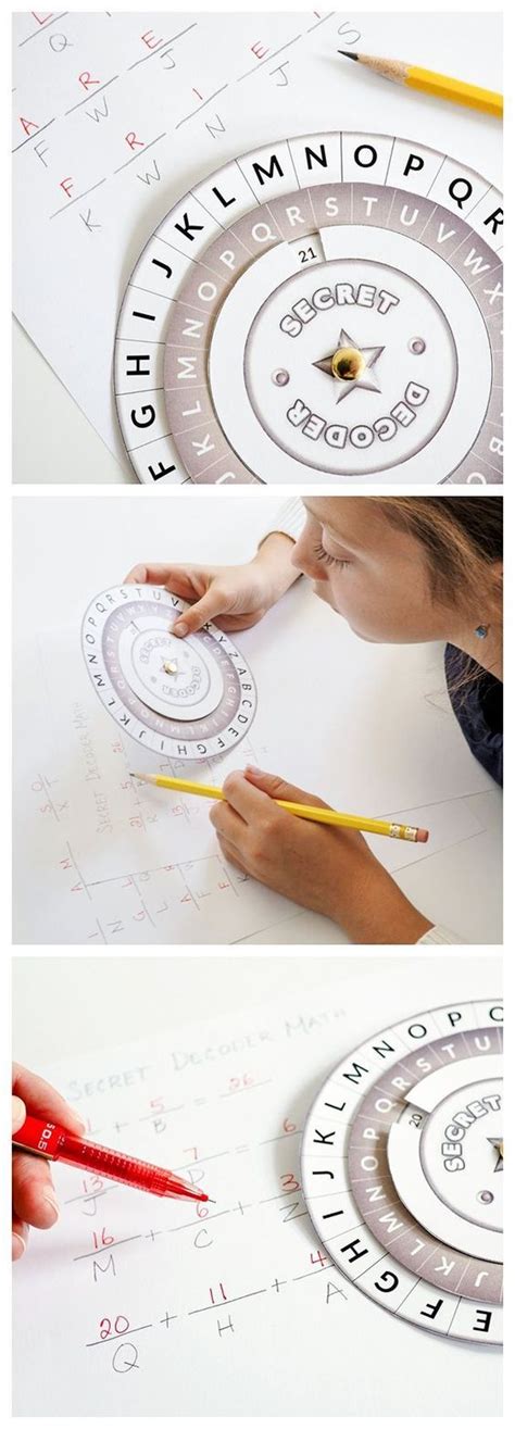 Printable Secret Decoder Wheel Owen Leggett