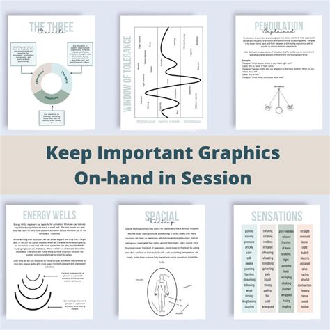 Somatic Therapy Workbook Bundle Emotional Regulation Tools Coping