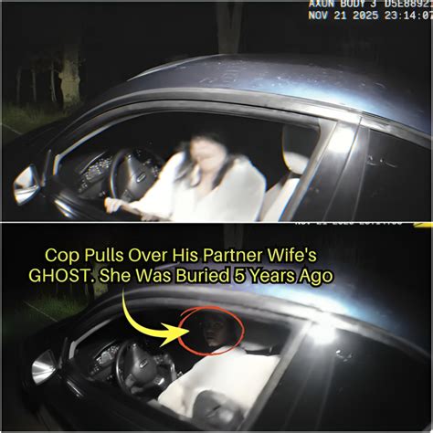 Moment C()p Pulls Over His Best Friend’s Wife’s Gh()st, Died 5 Years