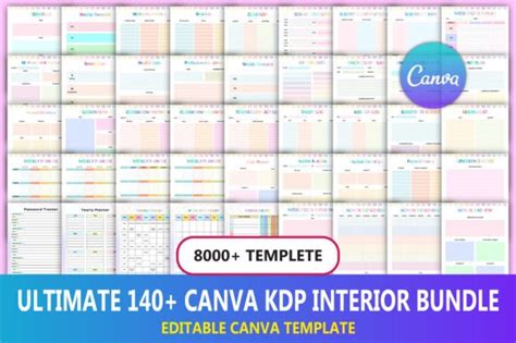 Ultimate Canva Kdp Interior Bundle Graphic By Munjixpro Creative