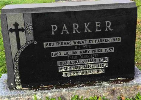 Lillian Mary Price Parker Find A Grave Memorial