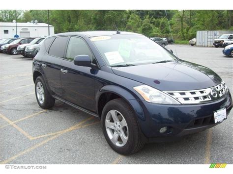 Midnight Blue Pearl Nissan Murano Sl Awd Photo