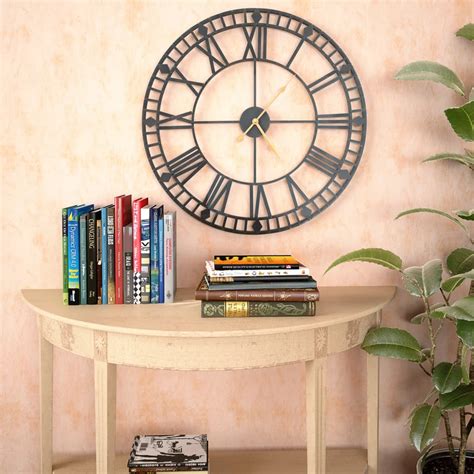 Horloge Murale Pendule Murale Vintage Avec Mouvement Quartz M Tal