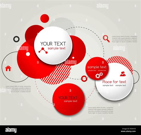 Vector Modern Design Circle Template For Infographics Stock Vector